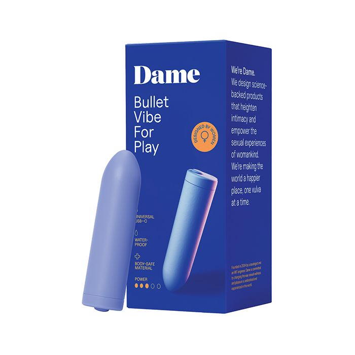 Dame Zee Bullet Vibrator - Periwinkle