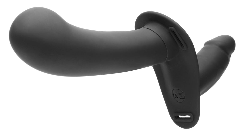 28x Double Diva 2 Inch Double Dildo With Harness And Remote Control - Black